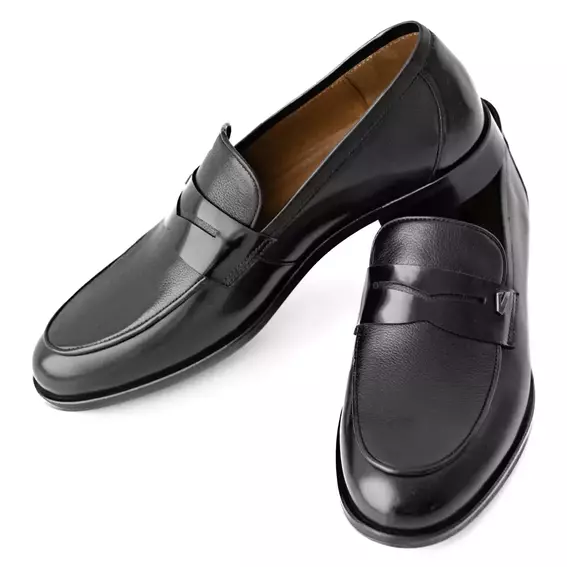 Мужские туфли лоферы &quot;Милтон&quot; TANNER Черные фото 2 — интернет-магазин Tapok