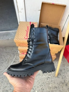 Женские ботинки кожаные зимние черные Comfort 51 л