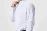 Рубашка классическая с узором мужская CL 32585 Белый Фото 1