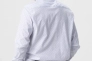 Рубашка классическая с узором мужская CL 32585 Белый Фото 2