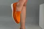 Лоферы женские замшевые оранжевые Фото 12