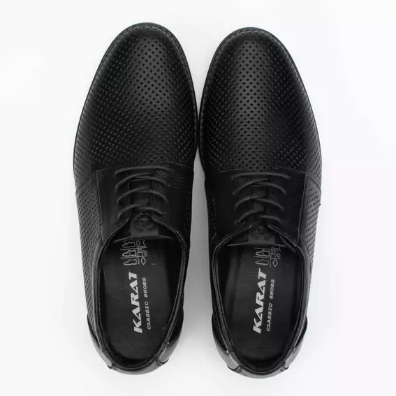 Туфлі чоловічі KARAT 20-126KL1 Чорний фото 7 — інтернет-магазин Tapok