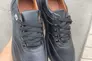 Мужские кроссовки кожаные весенне-осенние черные Obr 32 Фото 3