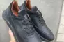 Мужские кроссовки кожаные весенне-осенние черные Obr 33 Фото 3