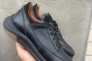 Мужские кроссовки кожаные весенне-осенние черные Obr 33 Фото 4