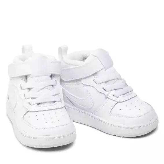 Детские кроссовки NIKE COURT BOROUGH MID 2 (TDV) CD7784-100 фото 2 — интернет-магазин Tapok