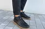 Ботинки мужские кожаные черного цвета демисезонные Фото 1