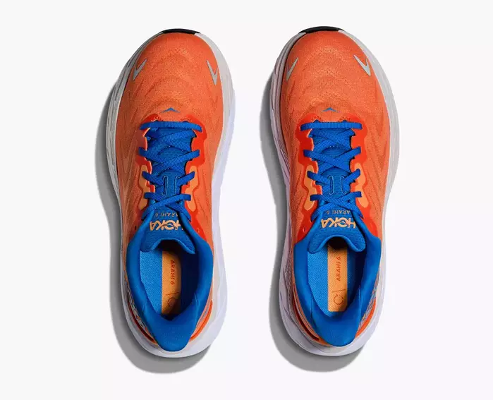Мужские кроссовки для бега/трекинга HOKA M ARAHI 6 2023 VIBRANT ORANGE фото 2 — интернет-магазин Tapok