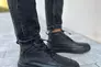 Ботинки мужские кожаные черные демисезонные Фото 1