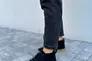 Ботинки мужские замшевые черного цвета демисезонные Фото 2