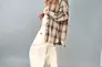 Кроссовки женские кожаные цвета латте с вставками замши Фото 10