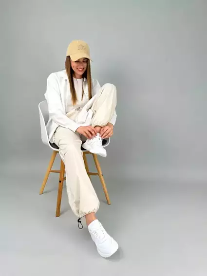 Кроссовки женские кожаные белого цвета фото 6 — интернет-магазин Tapok