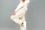 Кроссовки женские кожаные белого цвета Фото 7