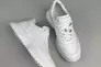 Кросівки жіночі шкіряні білого кольору Фото 12