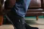 Мужские замшевые туфли весенне-осенние черные Yuves М5 (Trade Mark) Фото 1