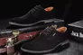 Мужские замшевые туфли весенне-осенние черные Yuves М5 (Trade Mark) Фото 6