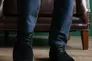 Мужские замшевые туфли весенне-осенние черные Yuves М5 (Trade Mark) Фото 10