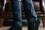 Чоловічі туфлі замшеві весняно-осінні чорні Yuves М5 (Trade Mark) Фото 11