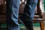 Мужские замшевые туфли весенне-осенние черные Yuves М5 (Trade Mark) Фото 12