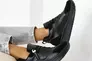 Женские кроссовки кожаные зимние черные Yuves 1245 Фото 6