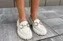 Туфли женские кожаные молочного цвета Фото 18