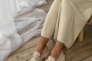 Туфлі жіночі шкіряні молочного кольору Фото 33