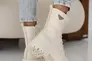 Жіночі черевики шкіряні зимові молочні Yuves 442 Фото 8