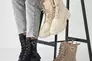 Женские ботинки кожаные зимние бежевые Yuves 442 Фото 2