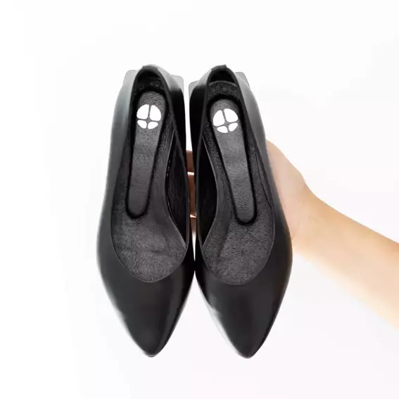 Туфли женские кожаные 586474 Черные фото 6 — интернет-магазин Tapok