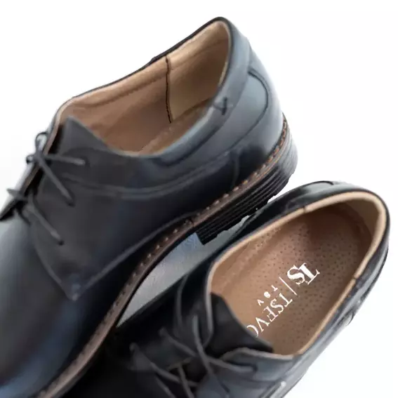 Туфлі чоловічі шкіряні класичні 586467 Чорні фото 9 — інтернет-магазин Tapok