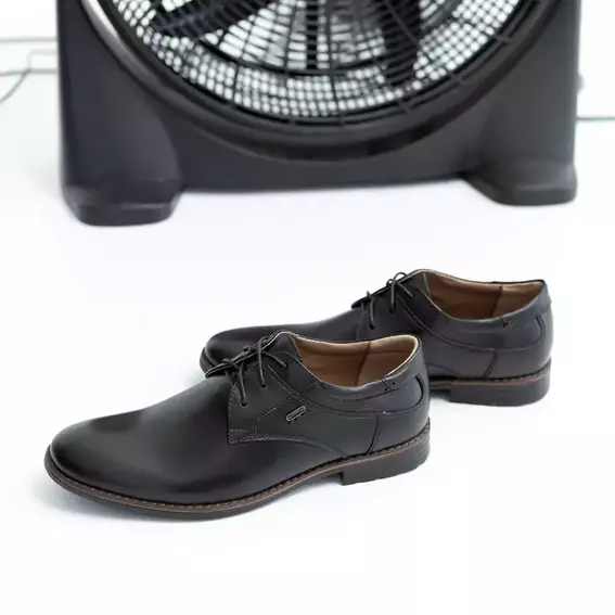 Туфли мужские кожаные классические 586467 Черные фото 10 — интернет-магазин Tapok