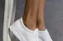 Жіночі кросівки шкіряні весняно-осінні білі Milord Olimp На толстой подошве Фото 6