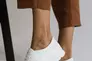 Жіночі кросівки шкіряні весняно-осінні білі Milord Olimp На толстой подошве Фото 8