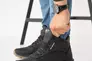 Чоловічі кросівки шкіряні зимові чорні Emirro R17 високі Фото 1