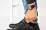 Мужские кроссовки кожаные весенне-осенние черные Emirro 07 Фото 1