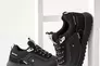 Подростковые кроссовки кожаные весенне-осенние черные Splinter 1719 Фото 4