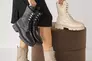 Женские ботинки кожаные зимние черные Yuves 449 Фото 2