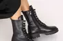 Женские ботинки кожаные зимние черные Yuves 449 Фото 6