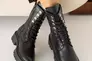 Женские ботинки кожаные зимние черные Yuves 449 Фото 7