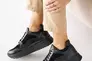 Женские кроссовки кожаные весенне-осенние черные Yuves 509 Фото 7