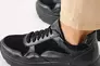 Женские кроссовки кожаные весенне-осенние черные Yuves 509 Фото 11