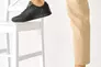Жіночі кросівки шкіряні весняно-осінні чорні Emirro 2121 Фото 3