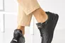 Жіночі кросівки шкіряні весняно-осінні чорні Emirro 2121 Фото 6