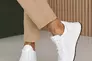 Женские кроссовки кожаные весенне-осенние белые VlaMar 255 Фото 4