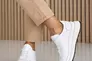 Жіночі кросівки шкіряні весняно-осінні білі VlaMar 255 Фото 7