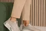 Женские кроссовки кожаные весенне-осенние бежевые VlaMar 255 Фото 13