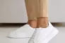 Женские кроссовки кожаные весенне-осенние белые VlaMar 238 Фото 2
