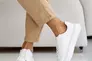 Женские кроссовки кожаные весенне-осенние белые VlaMar 238 Фото 4