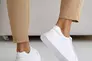Женские кроссовки кожаные весенне-осенние белые VlaMar 238 Фото 5