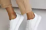 Женские кроссовки кожаные весенне-осенние белые VlaMar 238 Фото 6